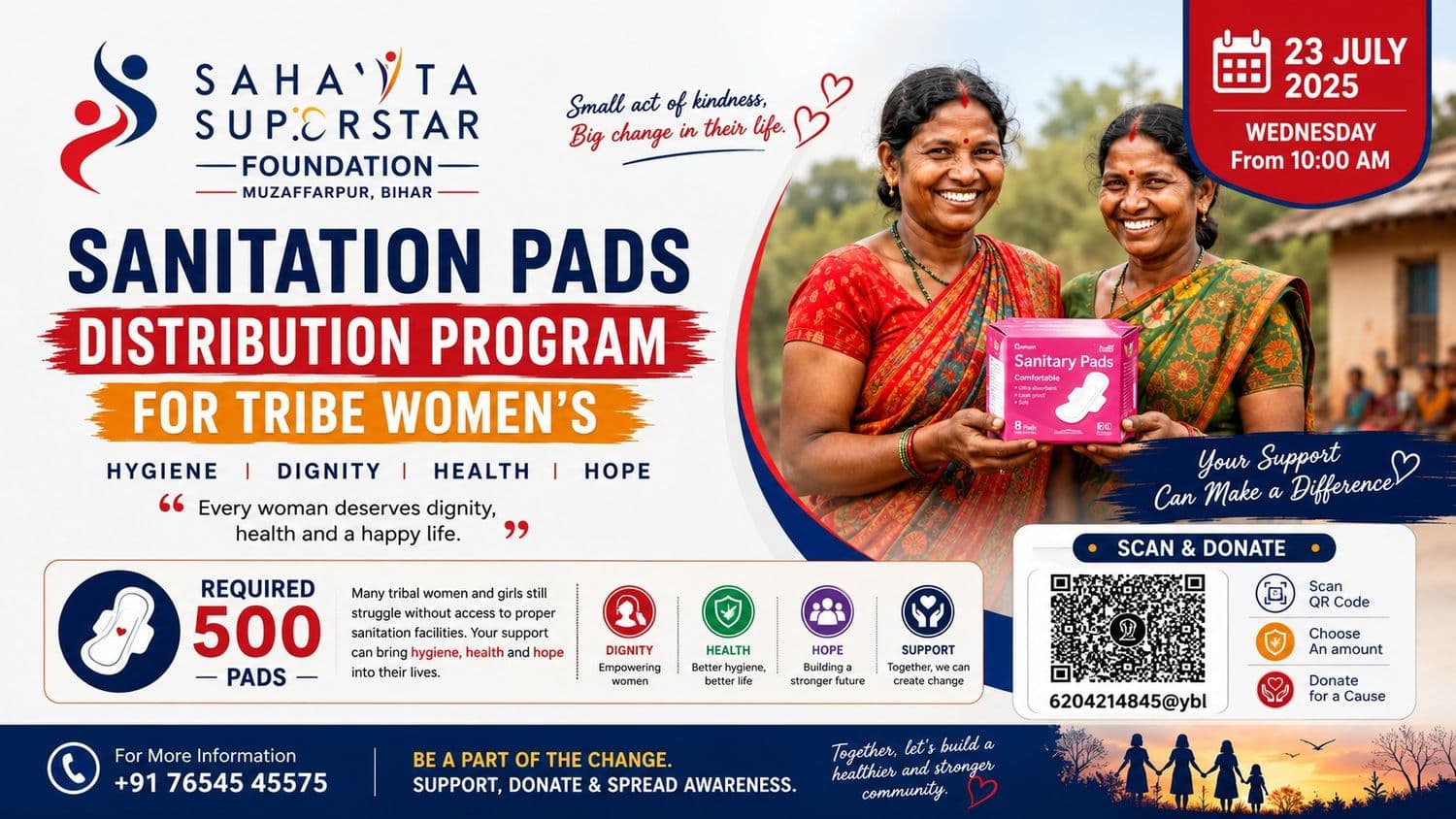 Helping Tribal Women with Better Menstrual Hygiene